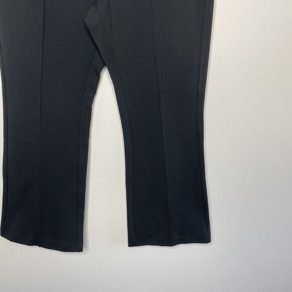 J.CREW Ponte Pants Women 14 Crop Flare NEW Black Stretch BY574 - Picture 5 of 16